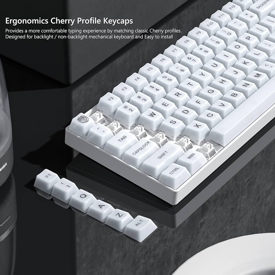 Amazon.co.jp: Womier キーボードキーキャップ ゼリー、クリア